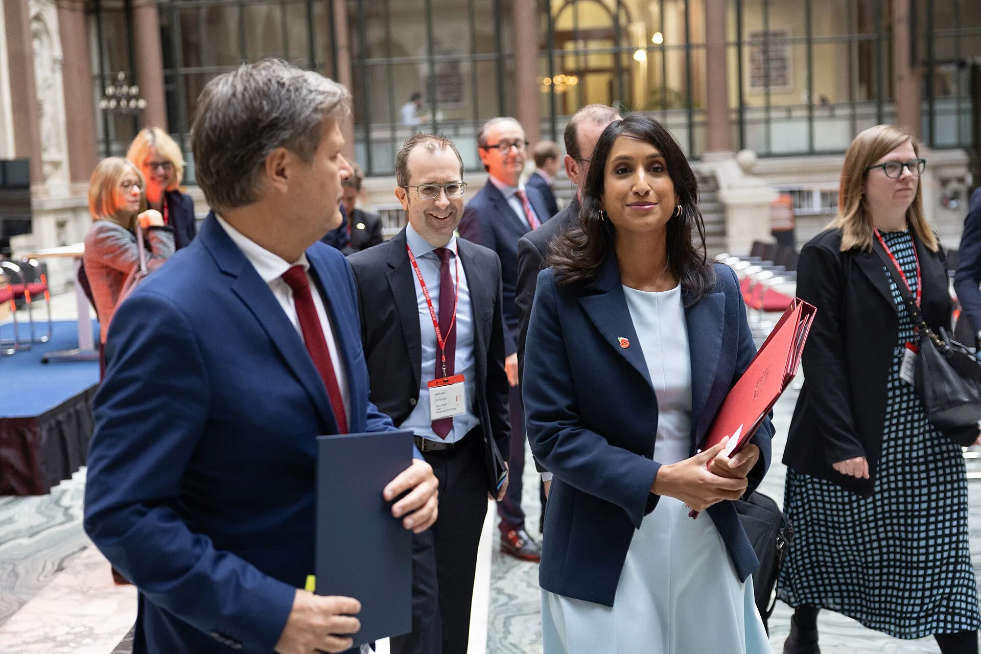 03/11/2023. London, United Kingdom. DESNZ Secretary Claire Coutinho meets German Vice-Chancellor Robert Habeck for a bilateral meeting at the Foreign Commonwealth and Development Office where they signed a UK-Germany Energy & Climate Partnership . Picture by Dan Dennison / DESNZ